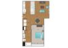 Main Street Flats 1x1 O Floor Plan Main Street Flats 1x1 O Floor Plan